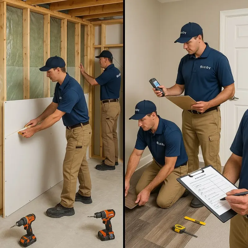Repairs and Reconstruction process in Millinocket, ME